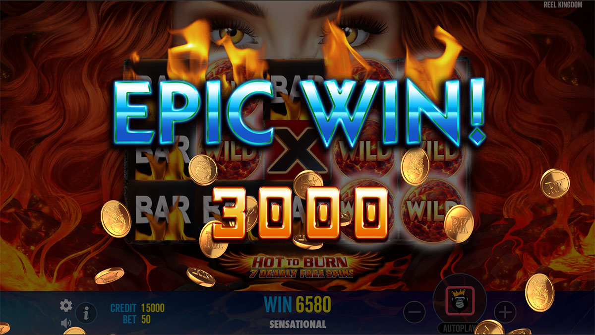 Hot to Burn 7 Deadly Free Spins screenshot