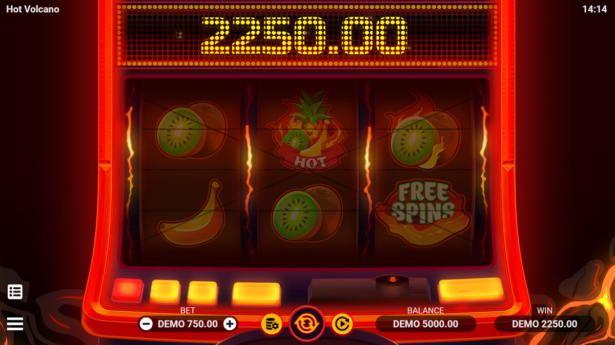 Hot Volcano (Evoplay) screenshot
