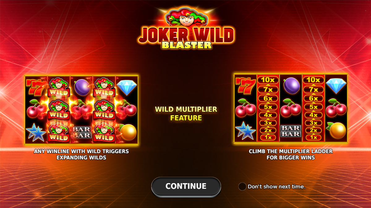 Joker Wild Blaster screenshot