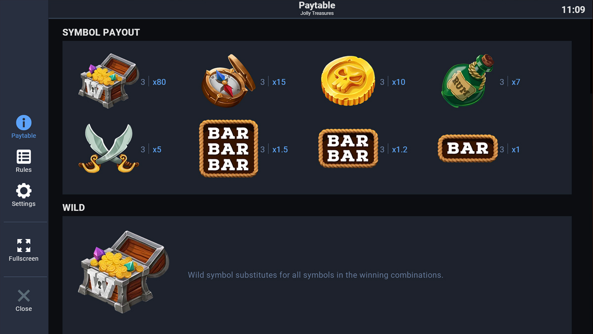 Jolly Treasures screenshot