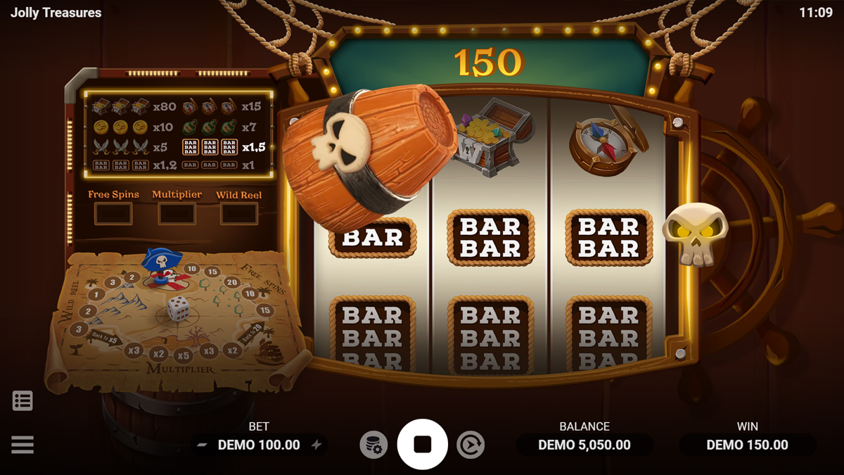 Jolly Treasures screenshot