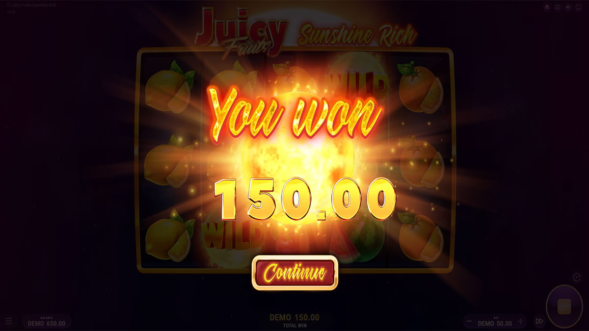 Juicy Fruits Sunshine Rich screenshot
