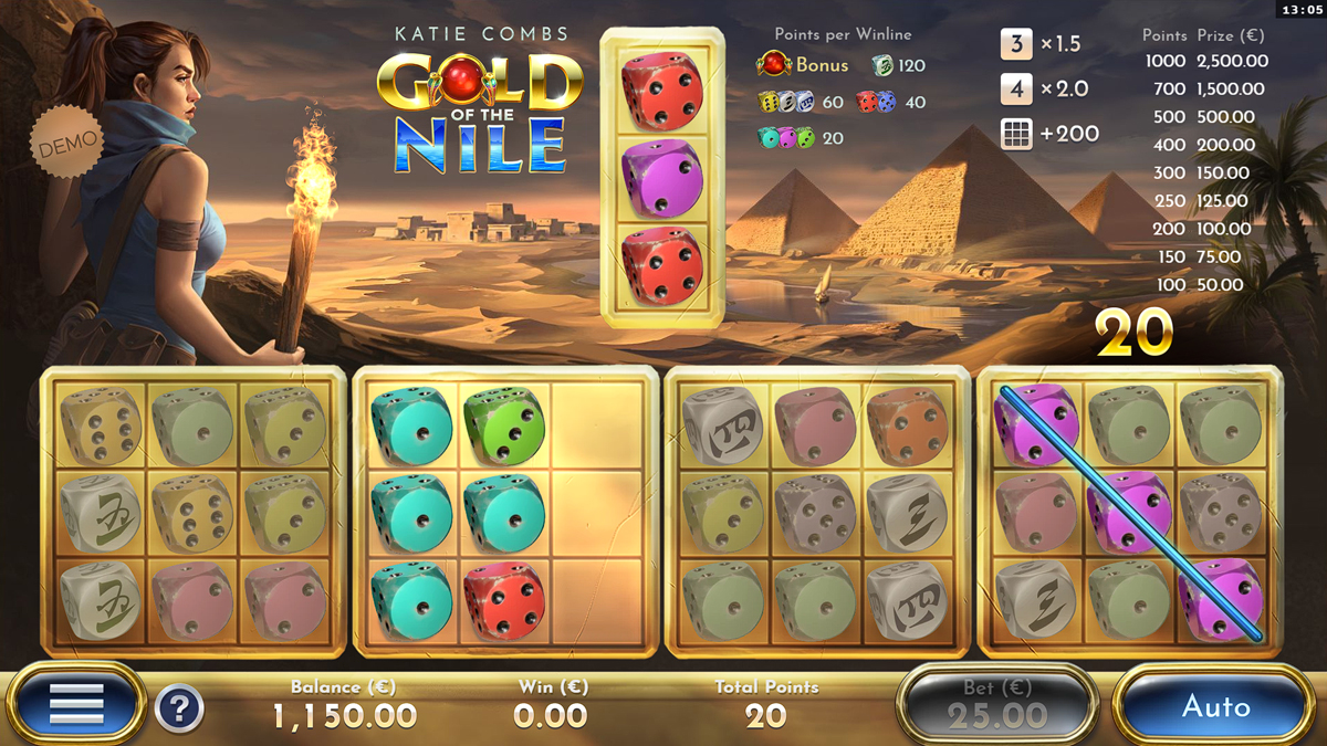 Katie Combs Gold of the Nile screenshot