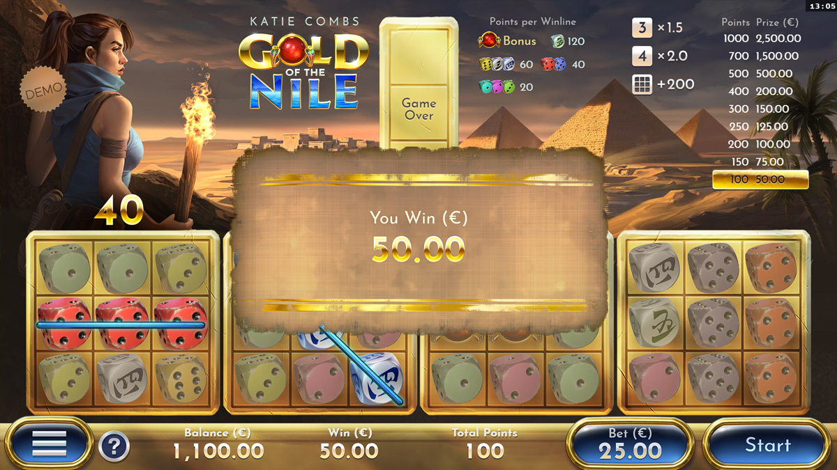 Katie Combs Gold of the Nile screenshot