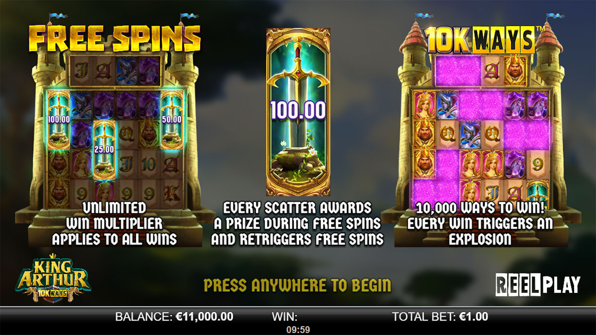 King Arthur 10k Ways screenshot