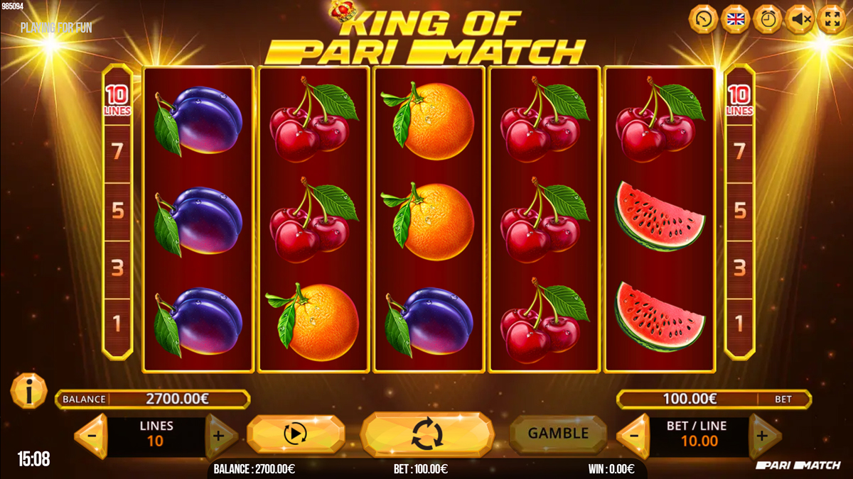 King of Parimatch screenshot