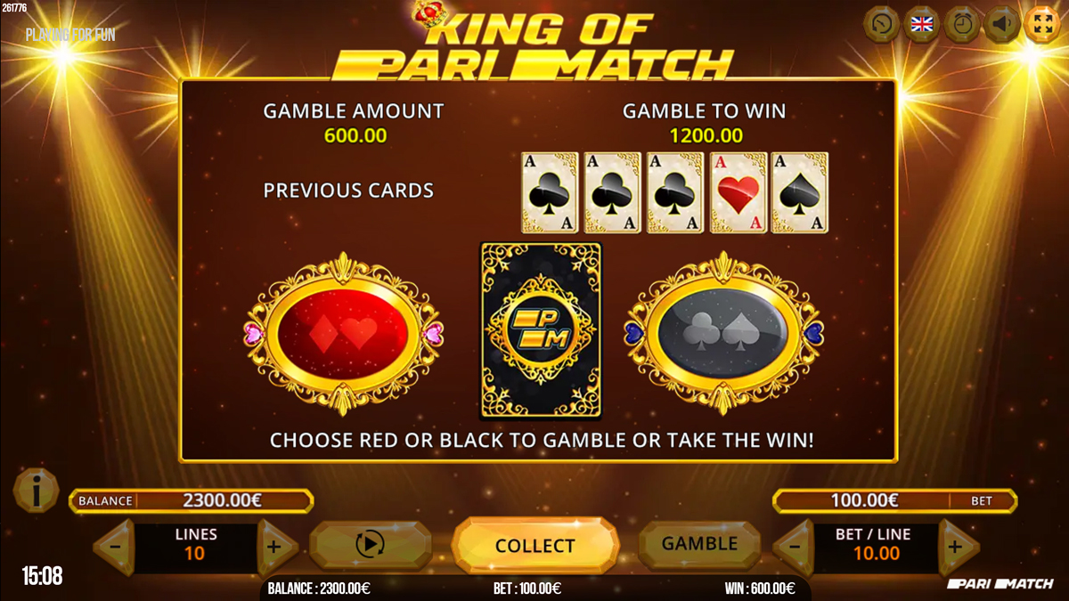 King of Parimatch screenshot