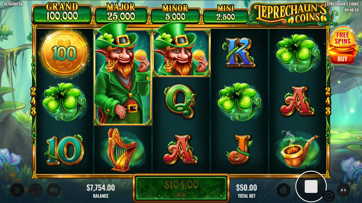 Leprechaun's Coins screenshot