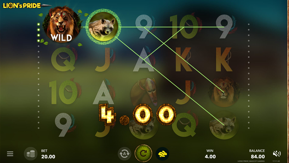 Lion's Pride (Mascot Gaming) screenshot