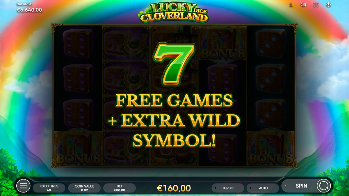 Lucky Cloverland Dice screenshot