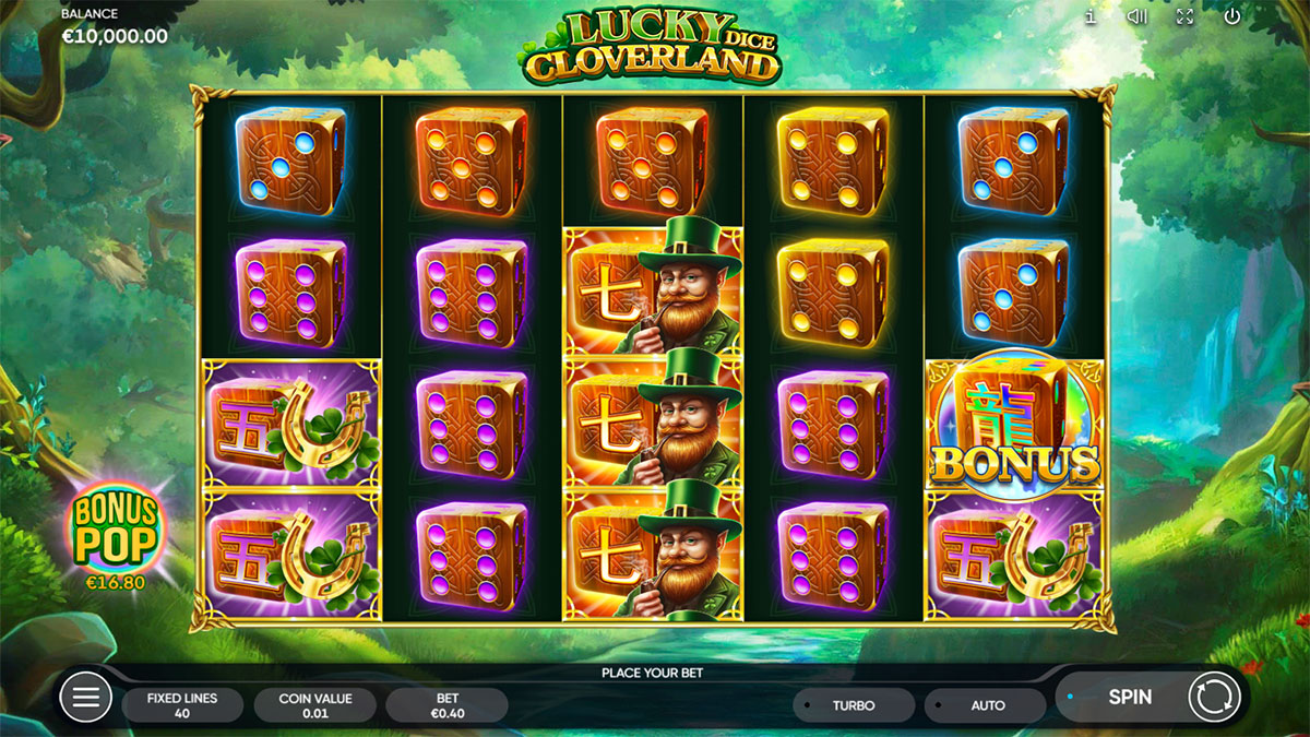 Lucky Cloverland Dice screenshot