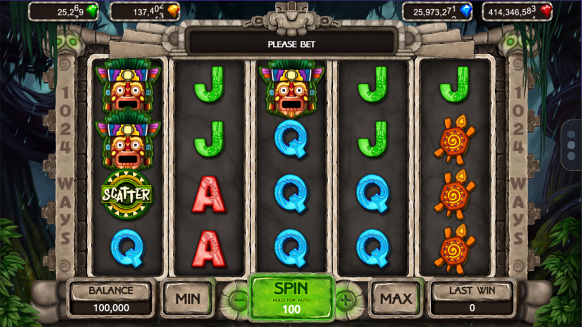 Lucky Jungle 1024 screenshot