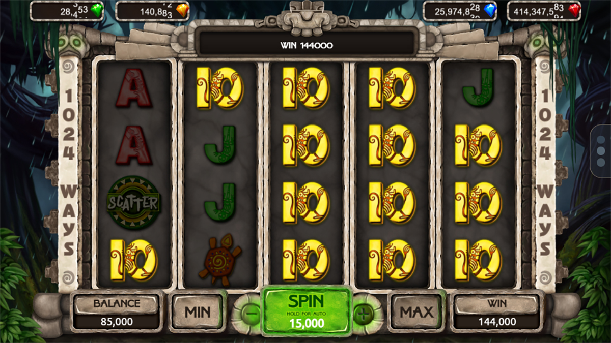Lucky Jungle 1024 screenshot