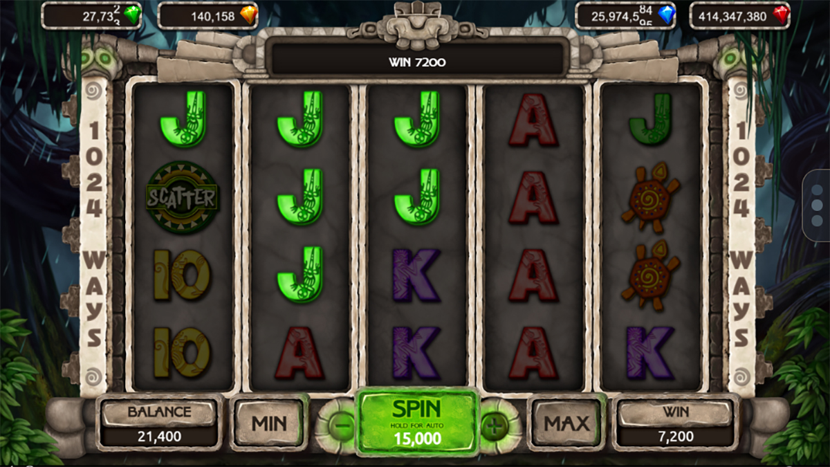 Lucky Jungle 1024 screenshot