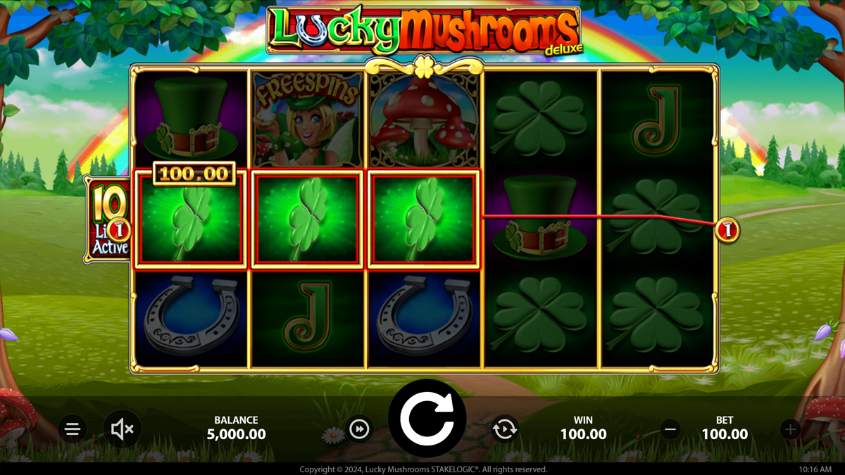 Lucky Mushrooms Deluxe screenshot