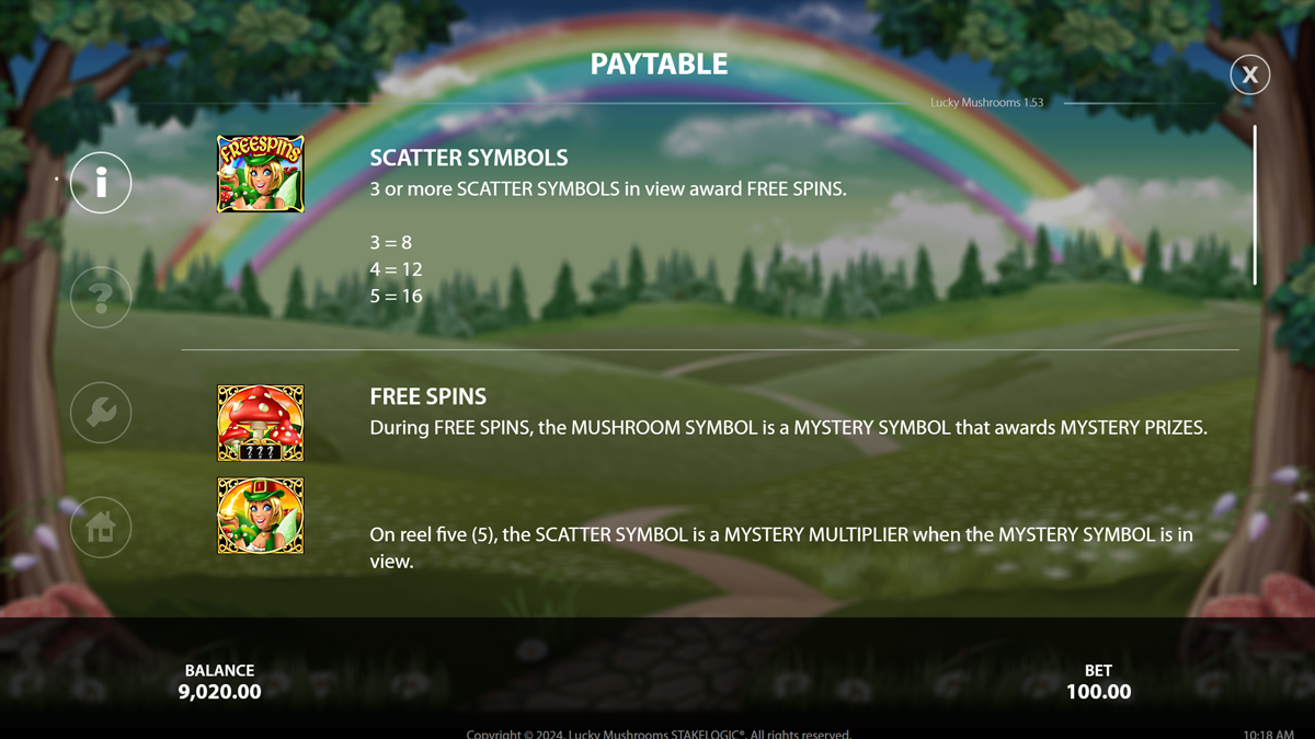 Lucky Mushrooms Deluxe screenshot
