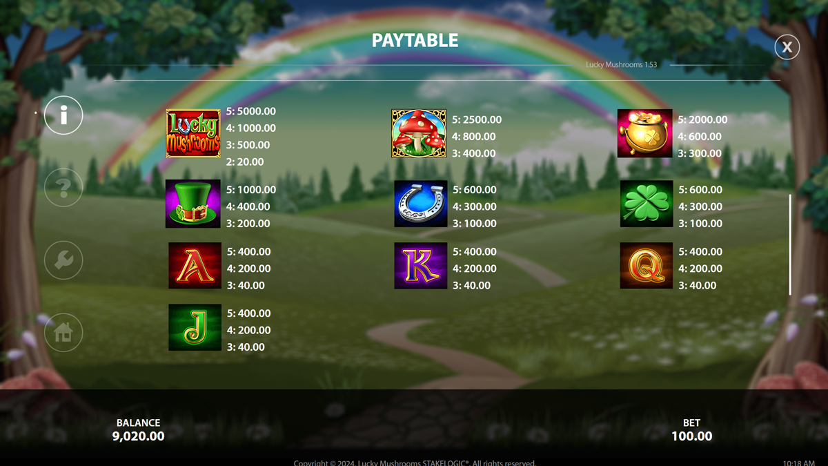 Lucky Mushrooms Deluxe screenshot