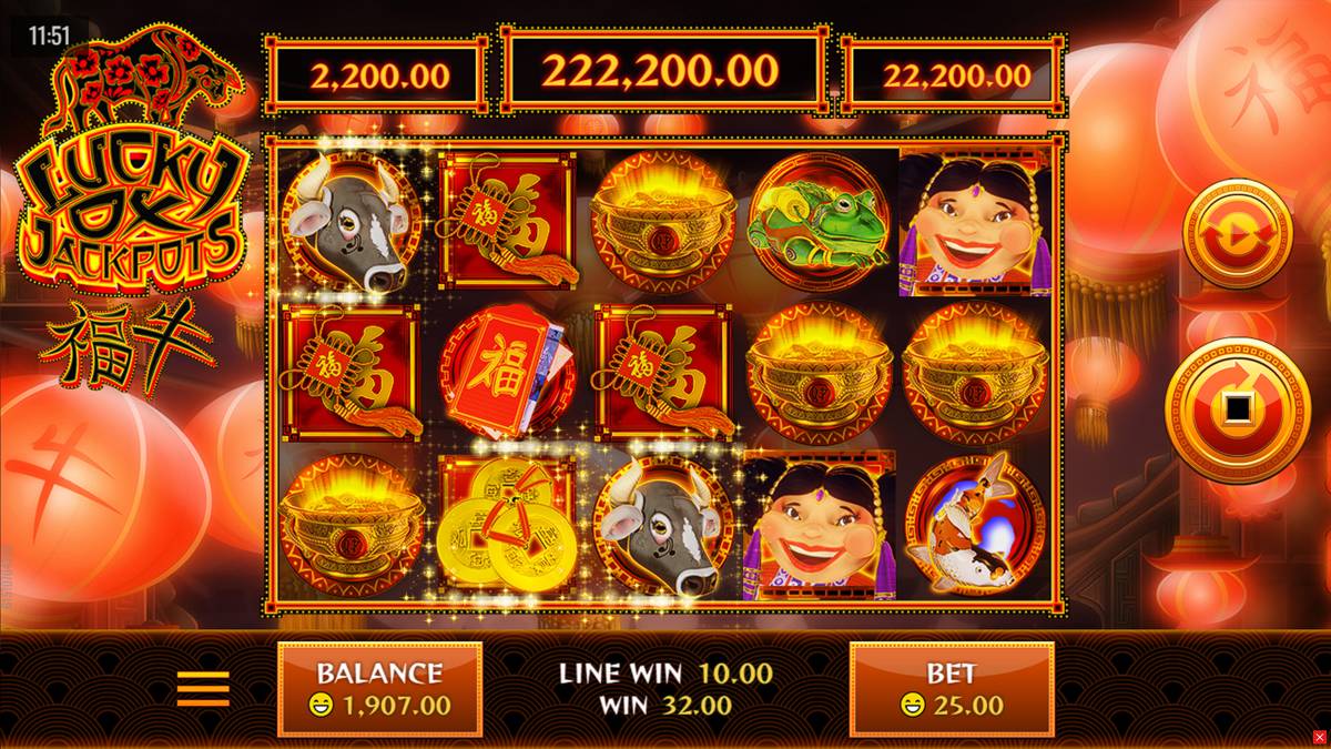Lucky Ox Jackpots screenshot