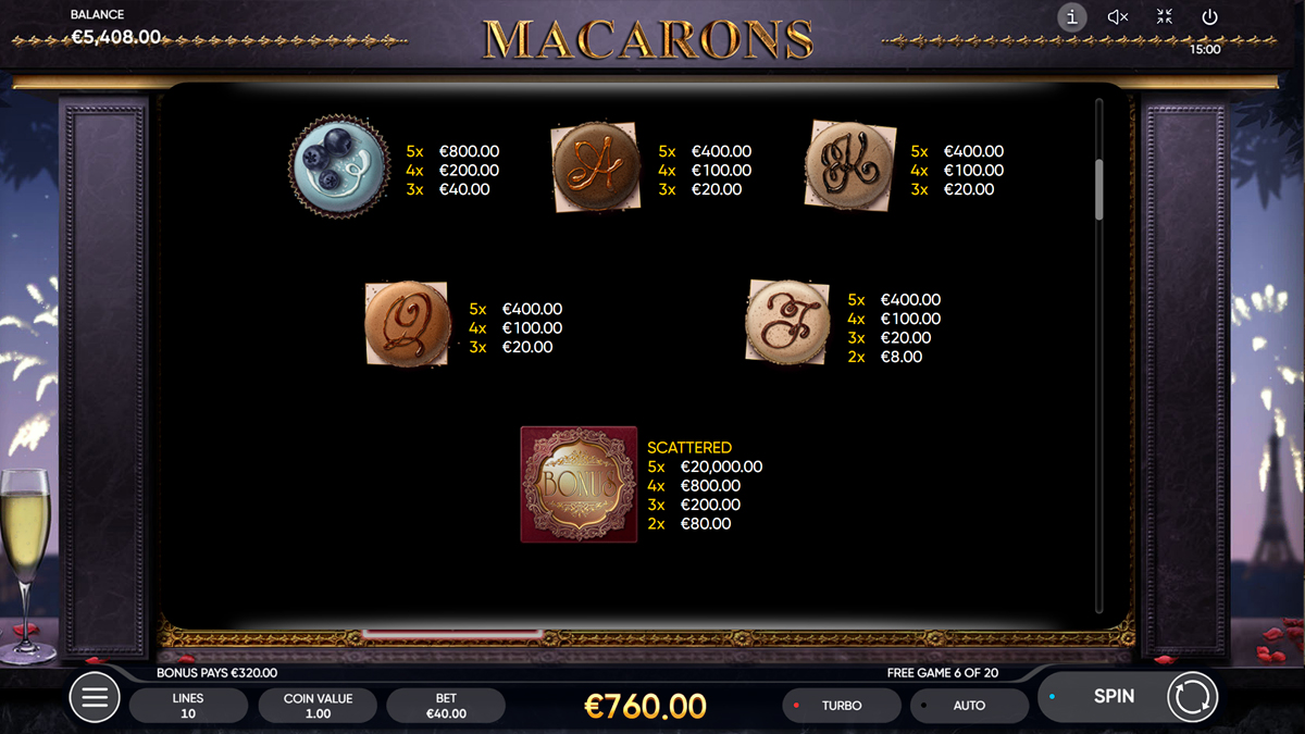 Macarons screenshot