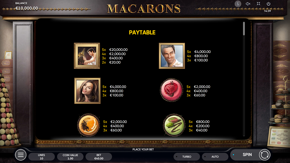 Macarons screenshot