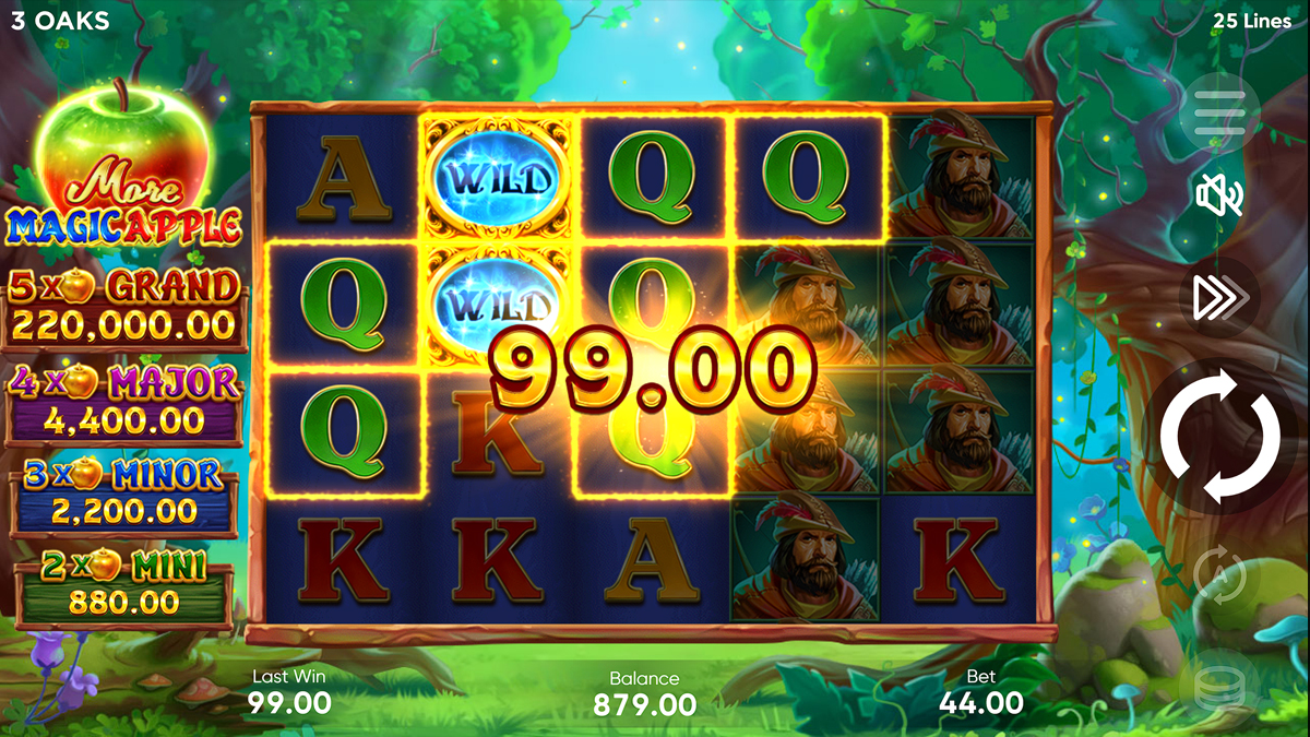 Magic Apple Hold and Win screenshot