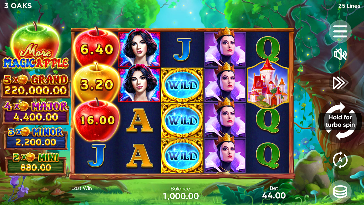 Magic Apple Hold and Win screenshot
