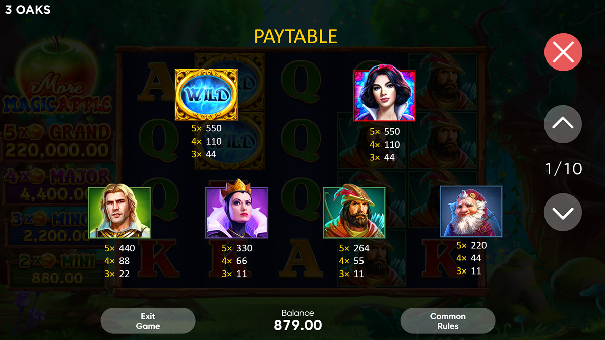 Magic Apple Hold and Win screenshot