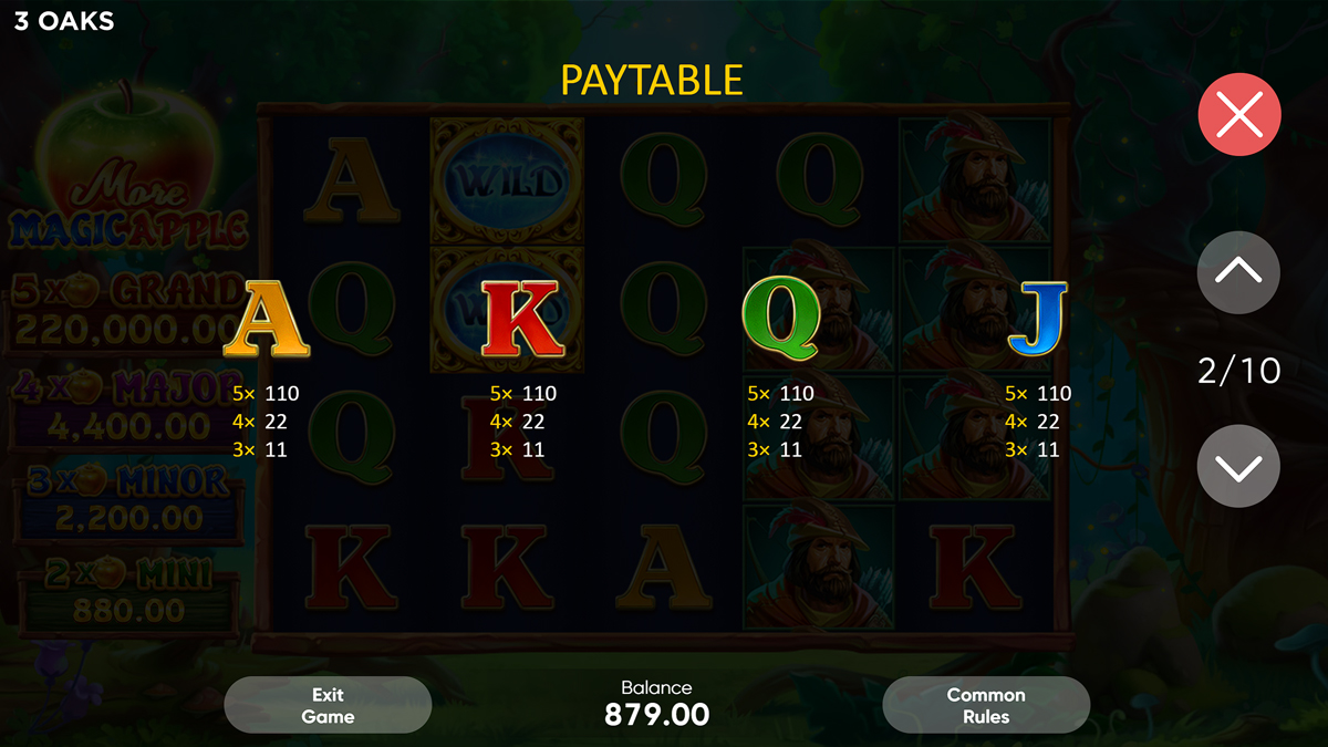 Magic Apple Hold and Win screenshot