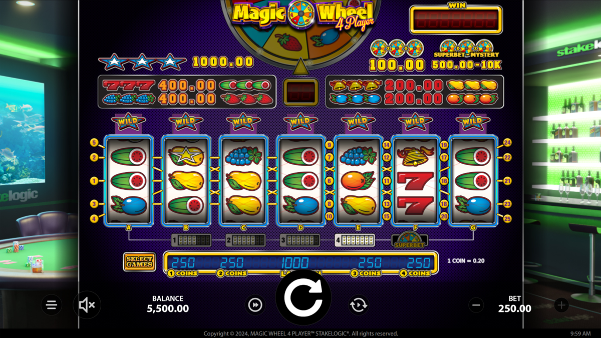 Magic Wheel 4 Player screenshot
