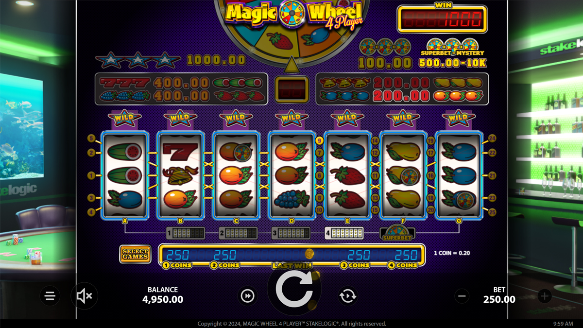 Magic Wheel 4 Player screenshot