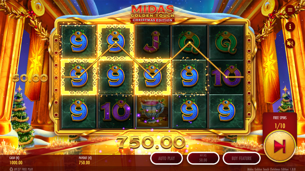 Midas Golden Touch Christmas Edition screenshot