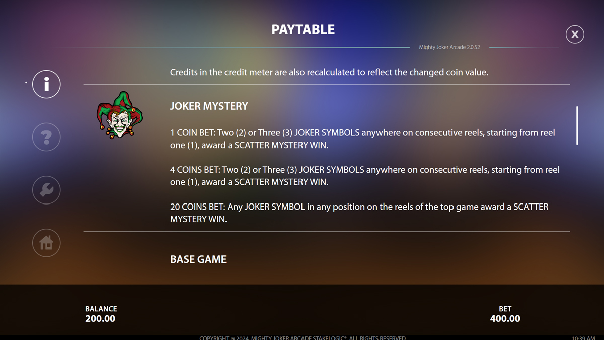 Mighty Joker Arcade screenshot