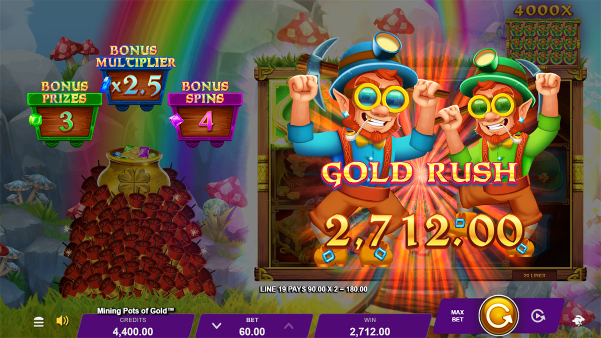 Mining Pots of Gold screenshot