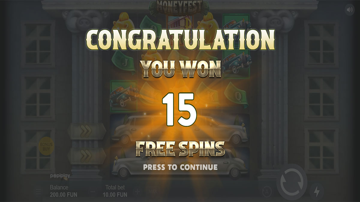 Moneyfest screenshot