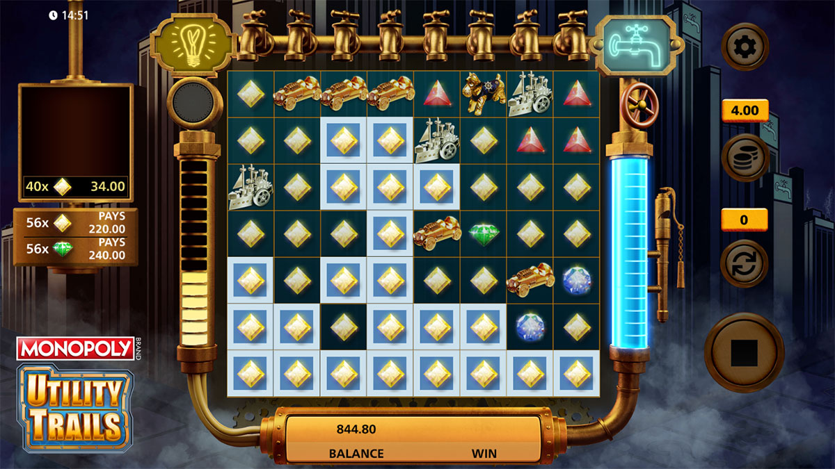 Monopoly Utility Trails screenshot