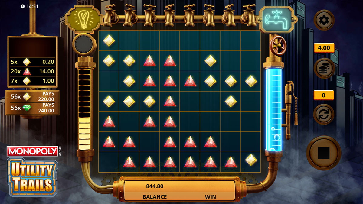 Monopoly Utility Trails screenshot