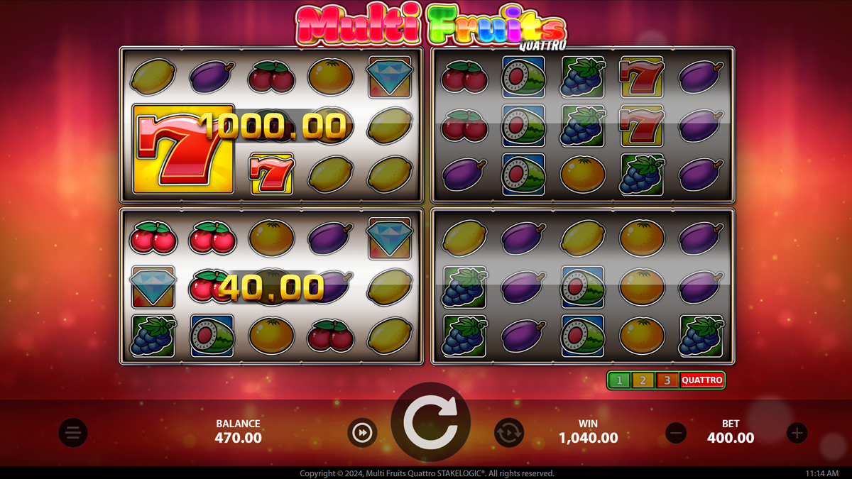 Multi Fruits Quattro screenshot
