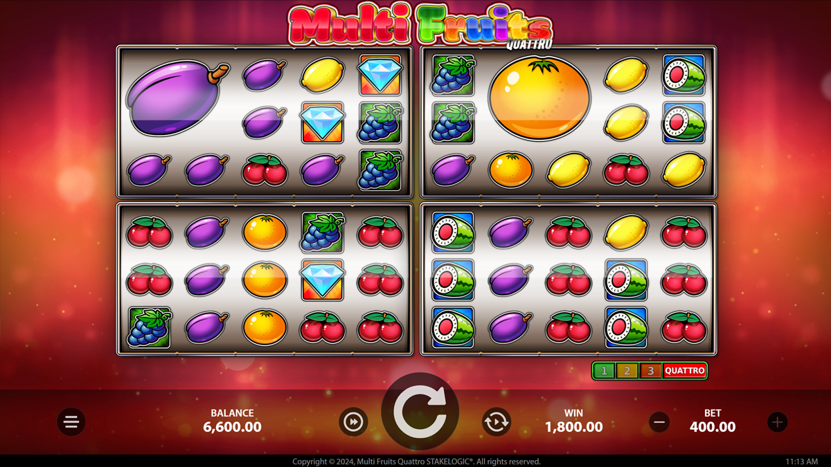 Multi Fruits Quattro screenshot