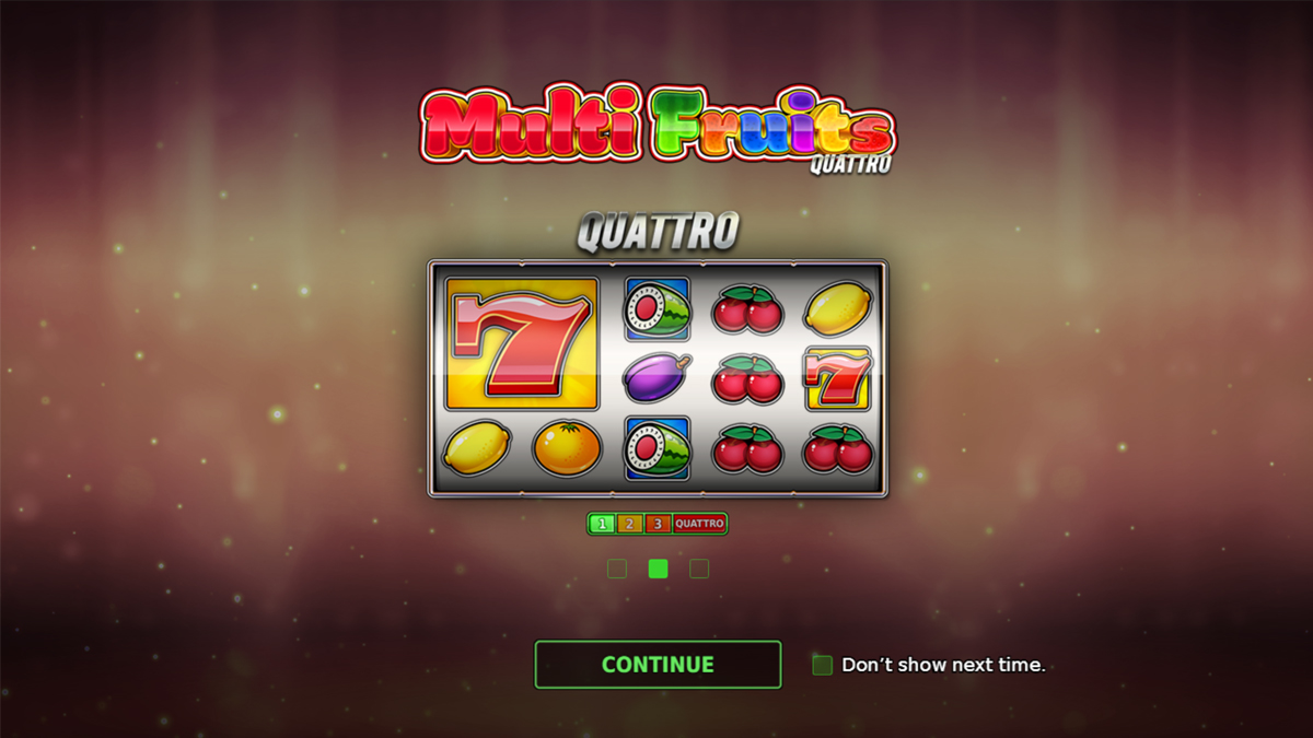 Multi Fruits Quattro screenshot