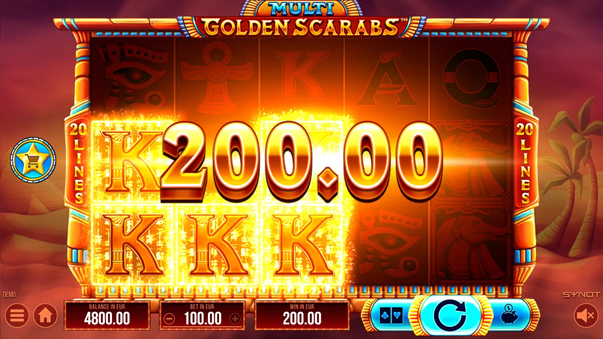 Multi Golden Scarabs screenshot