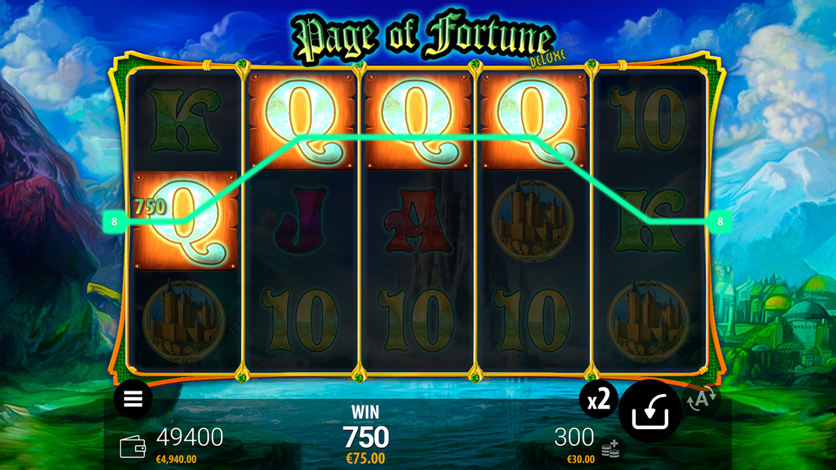 Page of Fortune Deluxe screenshot
