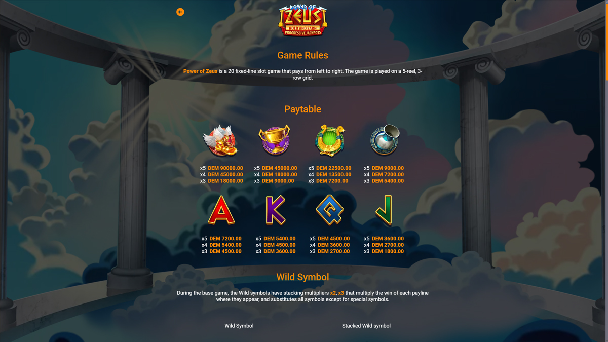 Power of Zeus screenshot