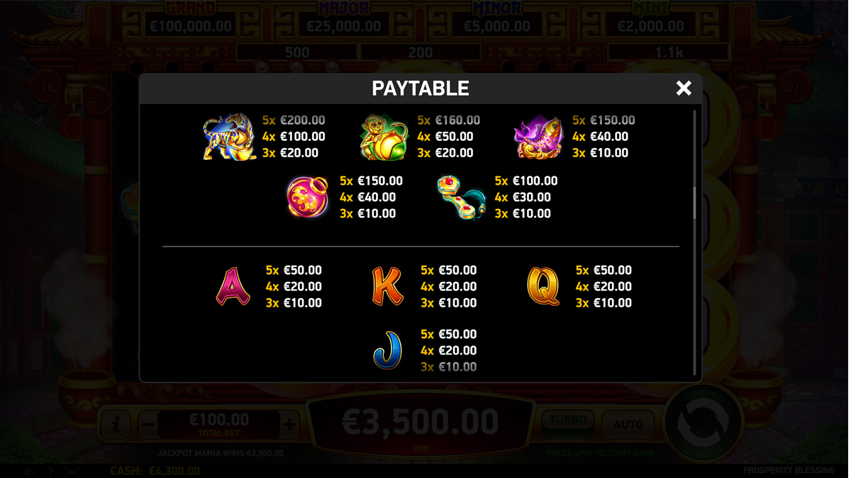 Prosperity Blessing screenshot