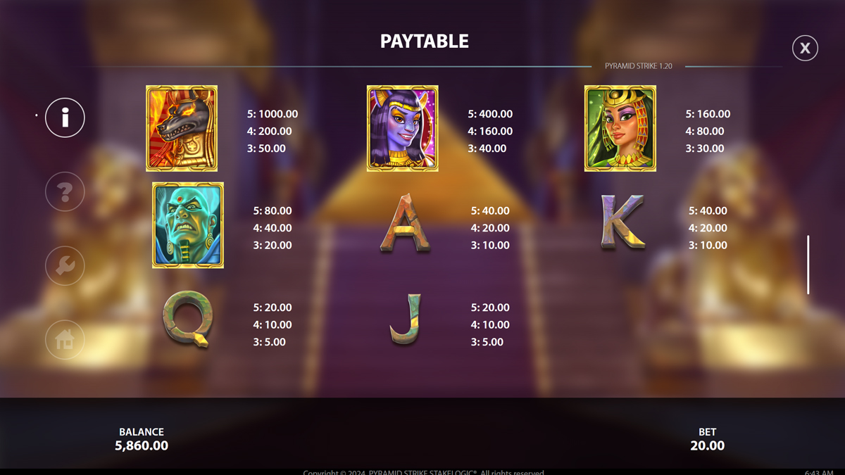 Pyramid Strike screenshot