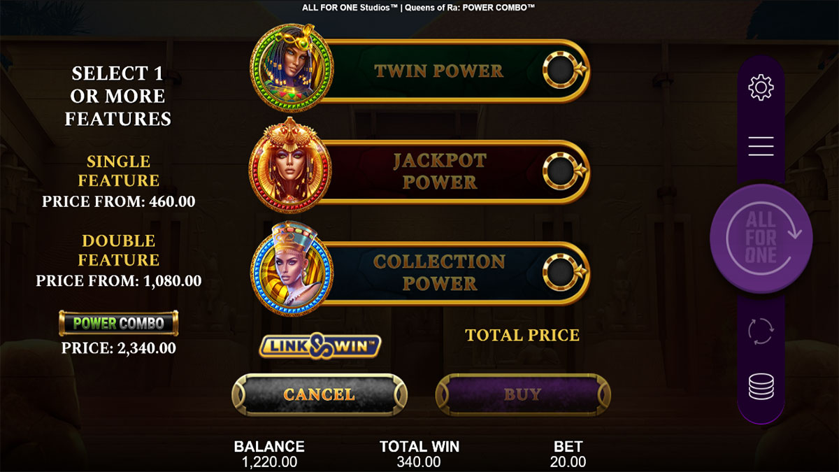 Queens of Ra Power Combo screenshot
