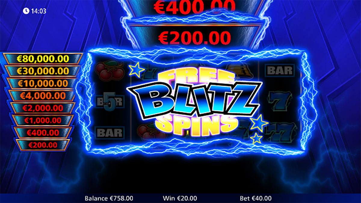 Quick Hit Blitz Blue screenshot
