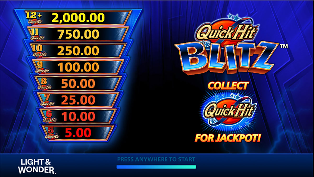 Quick Hit Blitz Blue screenshot