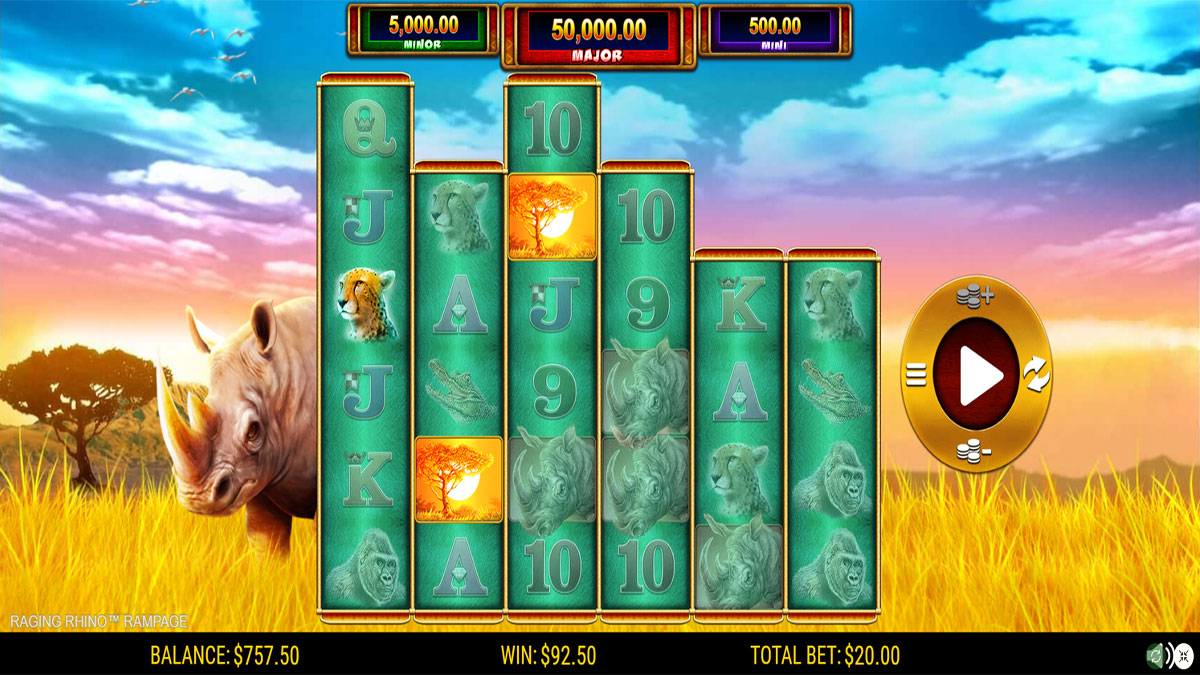 Raging Rhino Rampage screenshot