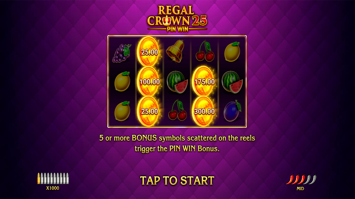 Regal Crown 25 screenshot