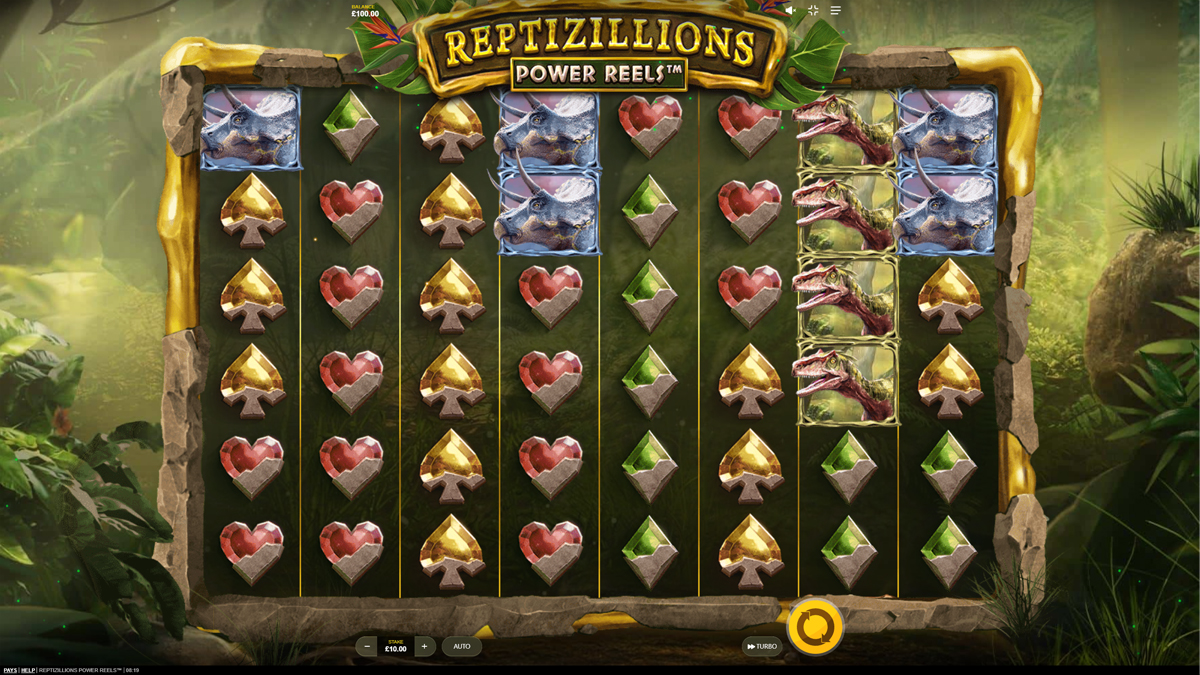 Reptizillions Power Reels screenshot